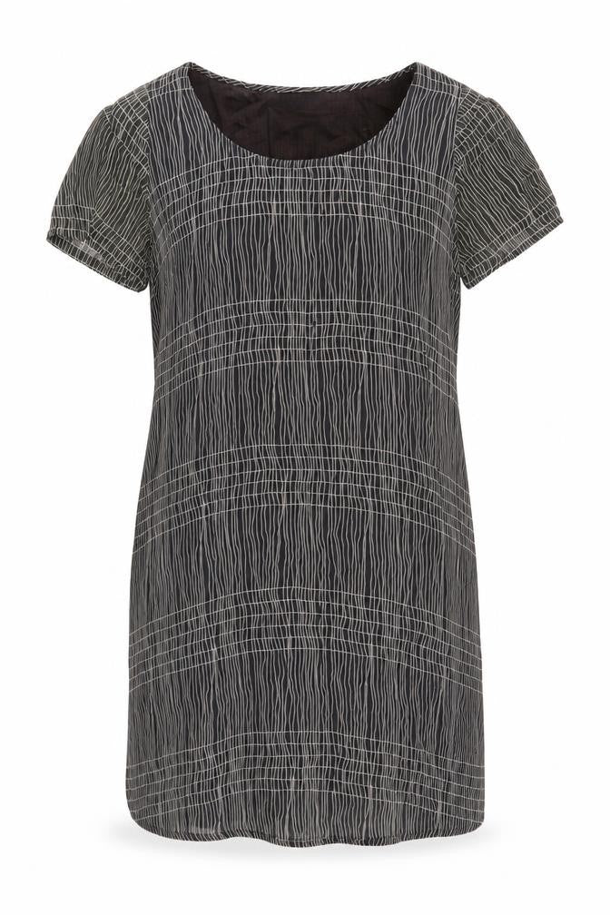 Ann Harvey Women’s Brown Geometric Shift Dress Size 20