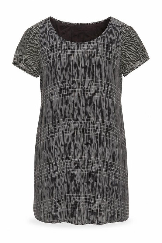 Ann Harvey Women’s Brown Geometric Shift Dress Size 20
