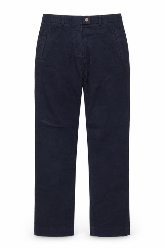 Hoggs of Fife Women's Blue Cotton Chino Trousers Size 10