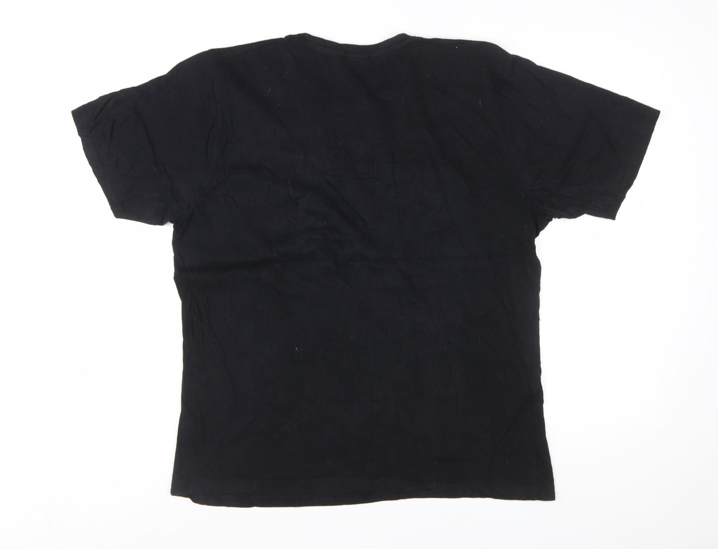 Knight Rider Men's Black Large Graphic Movie Car T-Shirt 100% Cotton
