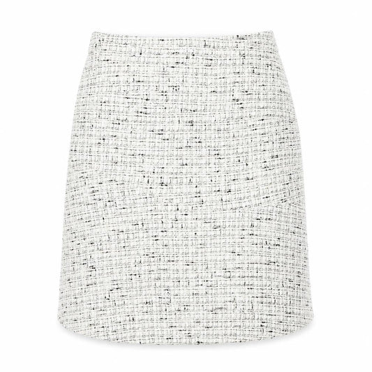 Kaliko Women Ivory Tweed Wool Pencil Skirt Size 14