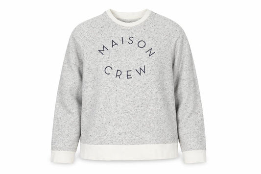Crew Clothing Grey Maison Crew Sweatshirt L Pullover Logo