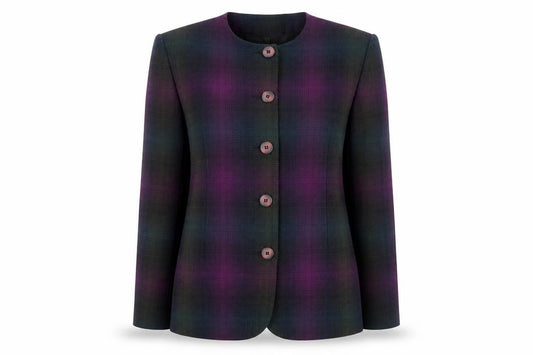 Braemar by Michelle Monet Women's Multicoloured Size 12 Wool Blazer Jacket