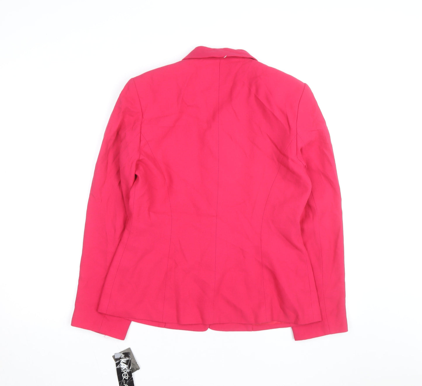 Kasper Women's Pink Crepe Single-Breasted Blazer Size 8