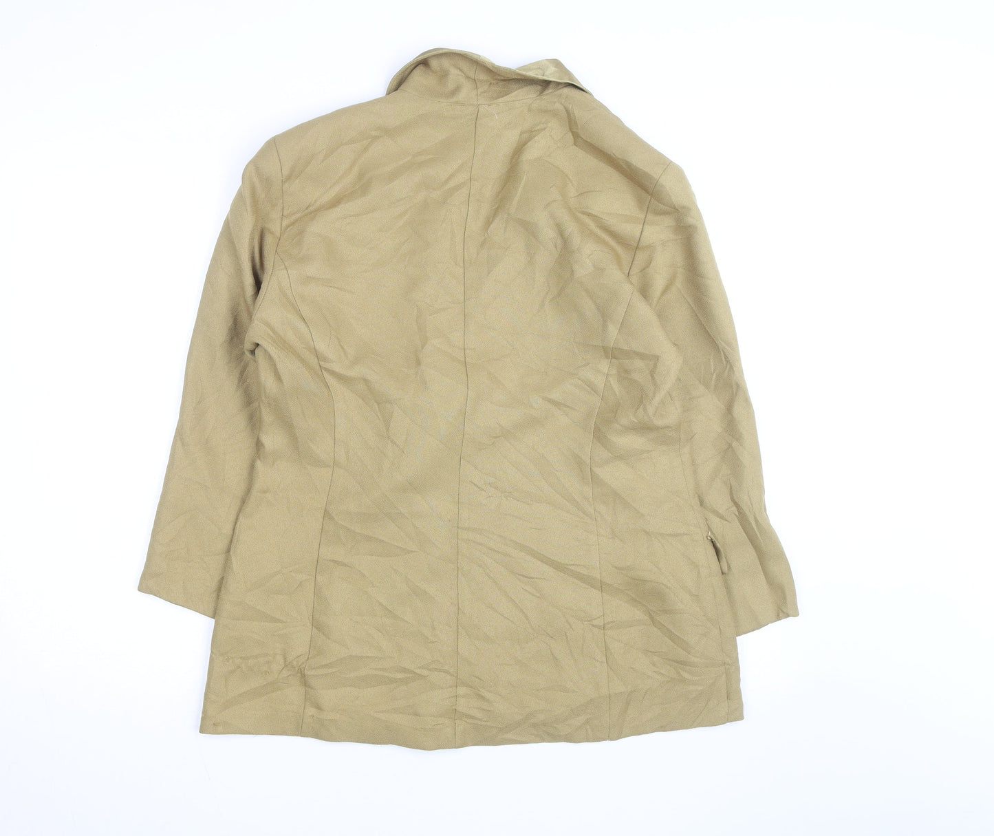 Lew Magram Women Beige Blazer Size 12 Classic Formal Workwear