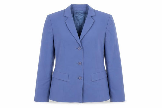 Jones New York Women Blue Petite 4P Classic Blazer Jacket