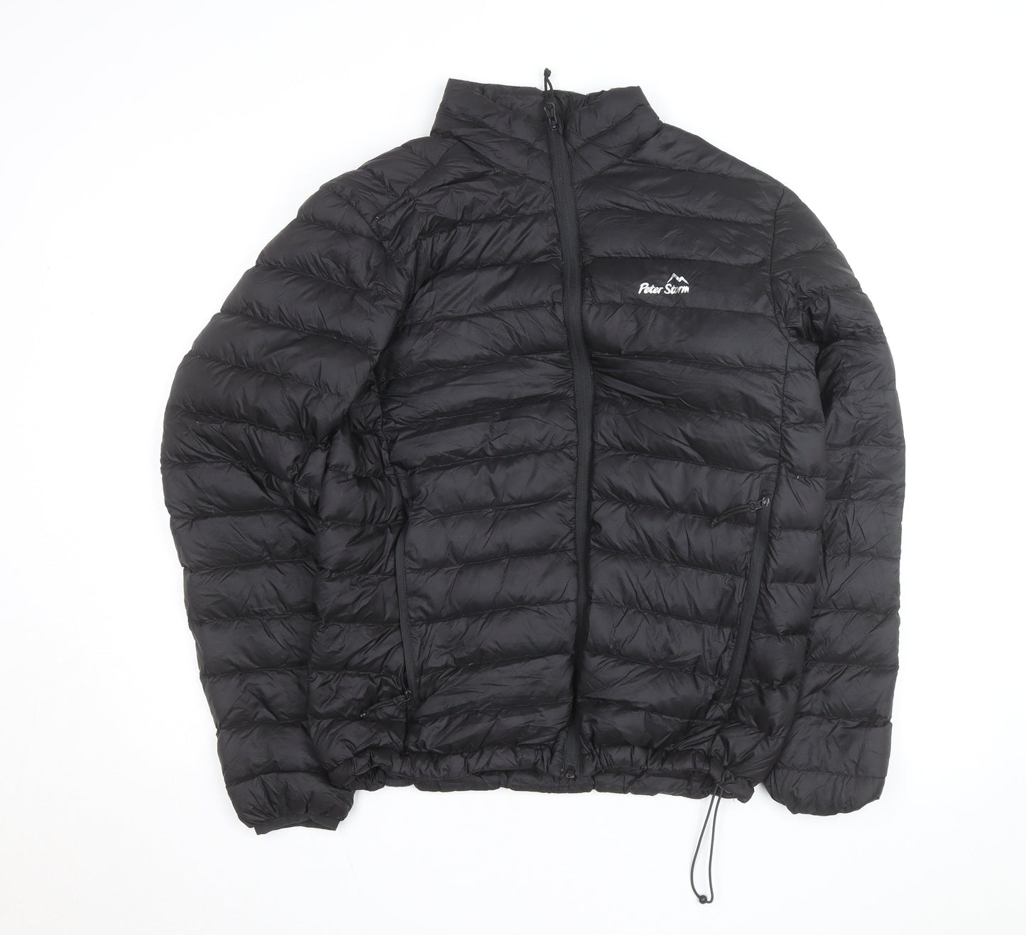 Peter Storm Men's Black Lightweight Down Puffer Jacket Size S