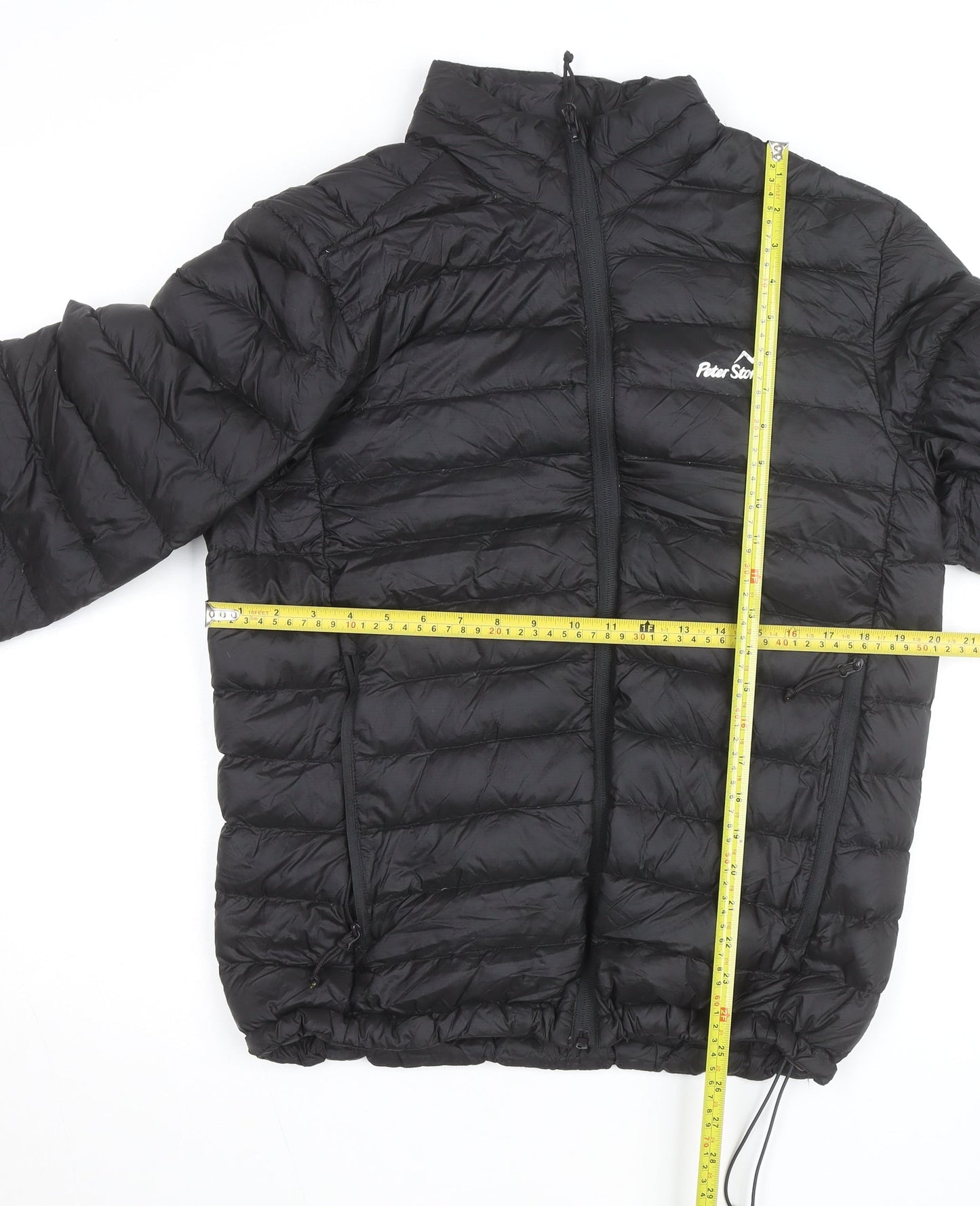 Peter Storm Men's Black Lightweight Down Puffer Jacket Size S