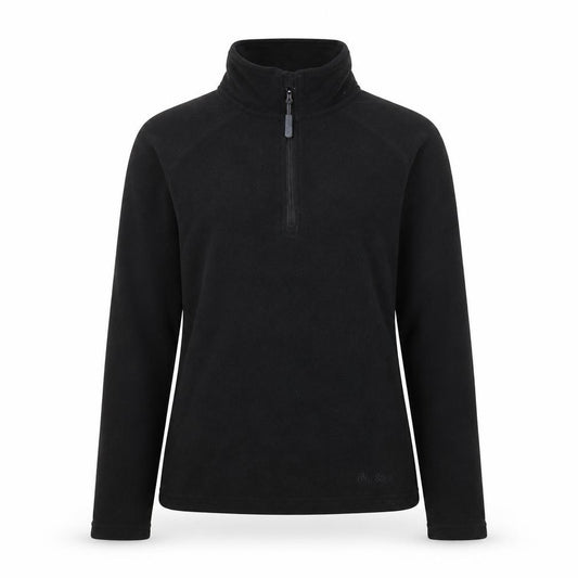 Peter Storm Women’s Black Fleece 1/2 Zip Pullover Sweatshirt Size 8