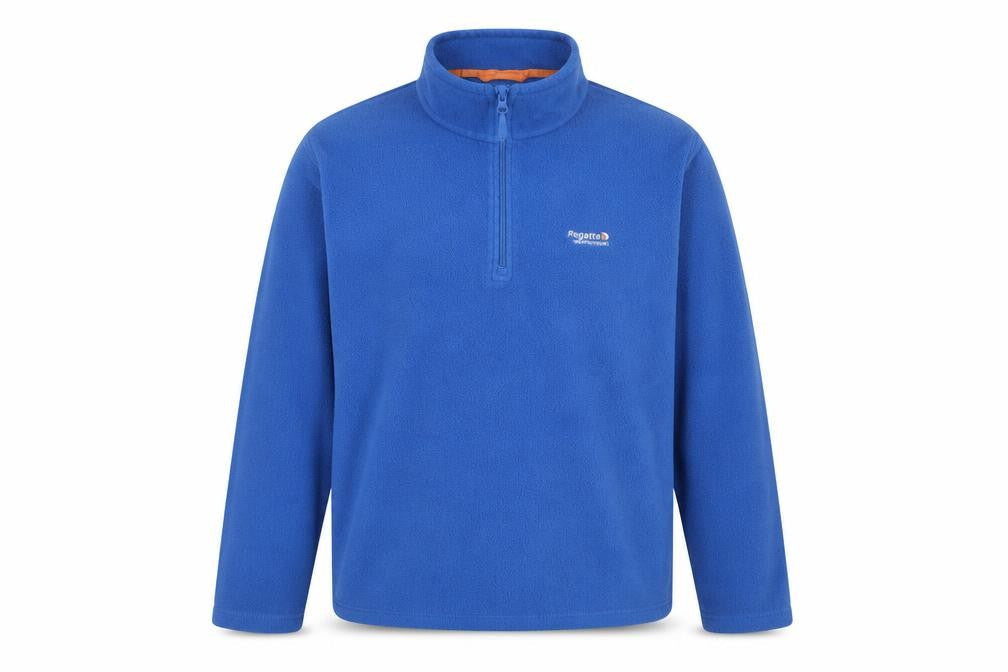 Regatta Men's Blue Fleece 1/2 Zip Pullover Sweatshirt XL