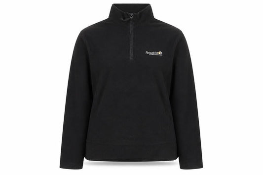 Regatta Womens Black Fleece 1/4 Zip Pullover Sweatshirt Size M