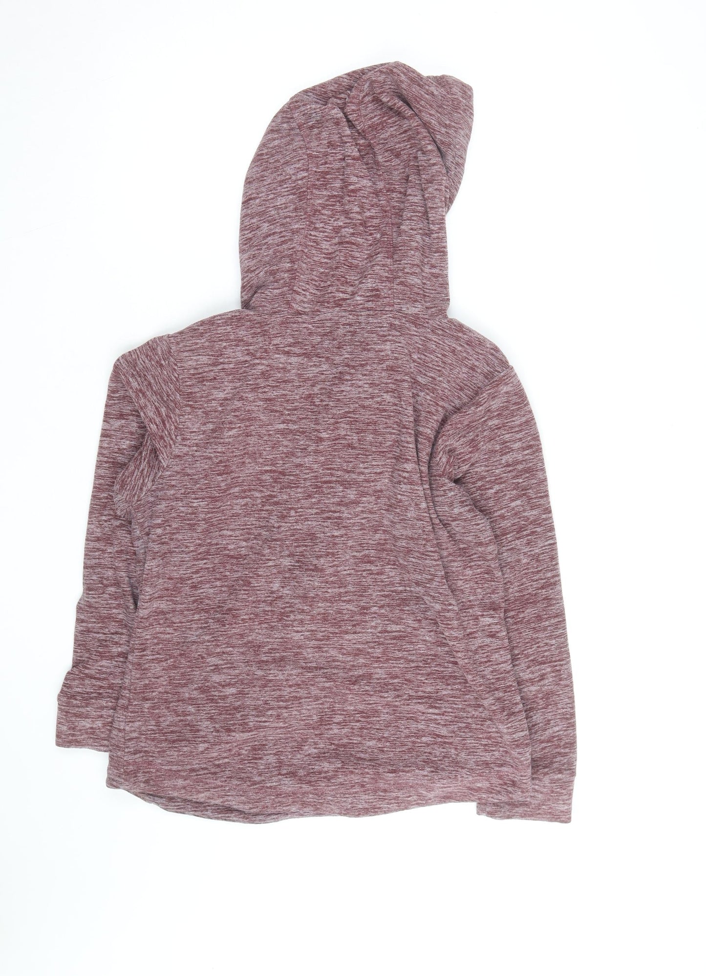 Regatta Womens Burgundy Hooded Pullover Hoodie UK 12 Polyester Blend
