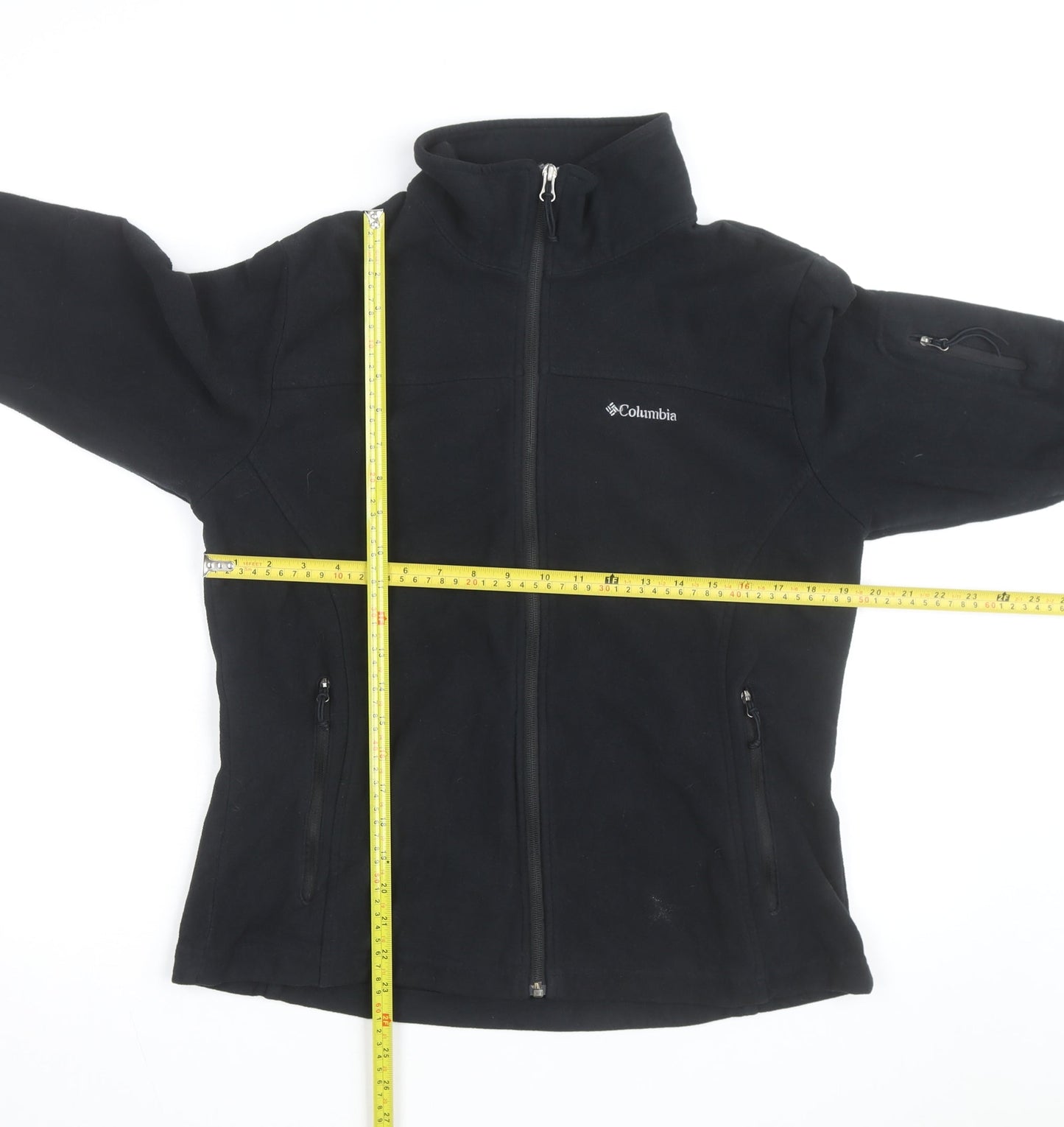 Columbia Men's Black Fleece Full Zip Windbreaker Jacket L