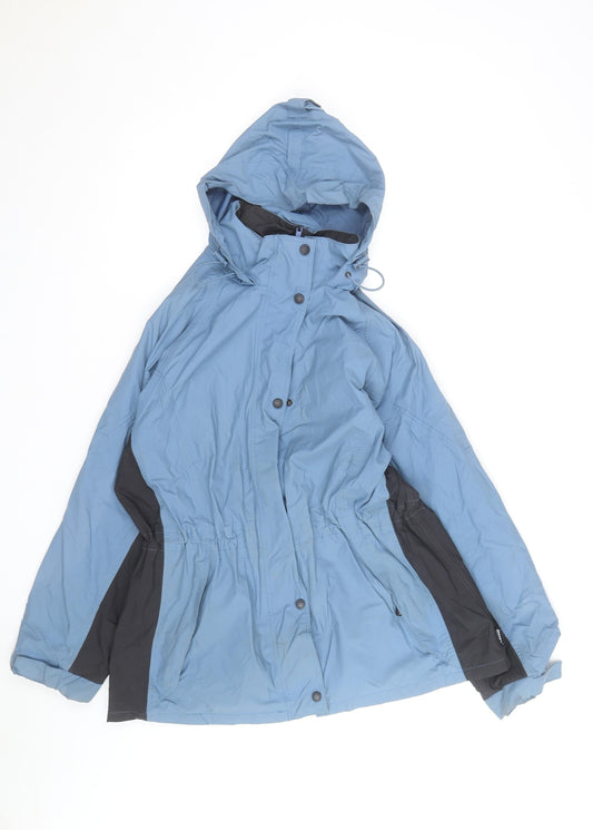 Regatta Men's Blue Waterproof Hooded Parka Jacket Size M