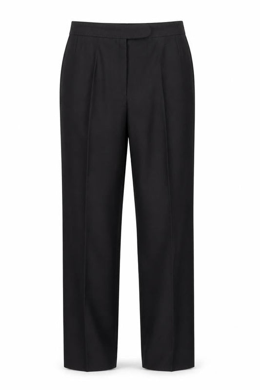 Lady Mens Brax Black Dress Pants M Regular Fit Straight Leg Trousers