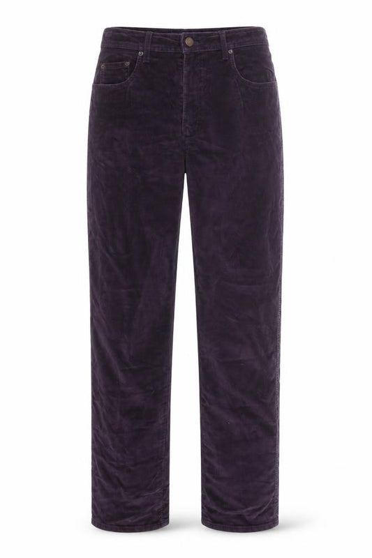 Blue Jeans Women’s Purple Velvet Stretch Trousers Size 10