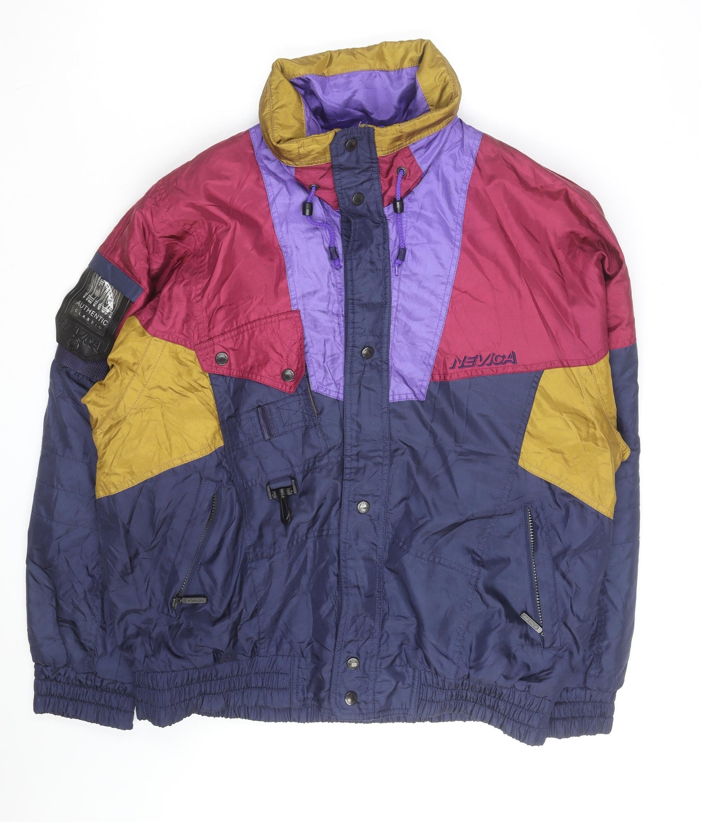 Nevica Mens Multicoloured M 90s Retro Ski Jacket Waterproof Lined