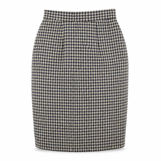Evan Picone Women’s Blue Houndstooth Wool Pencil Skirt Size 10