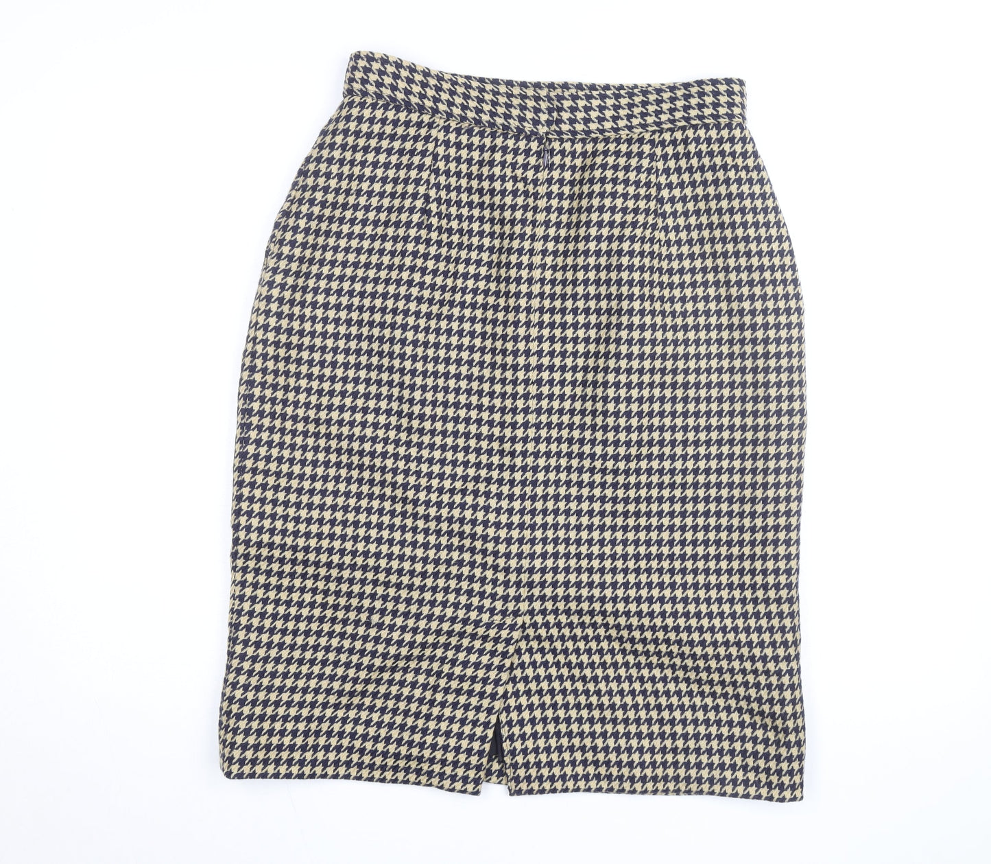 Evan Picone Women’s Blue Houndstooth Wool Pencil Skirt Size 10