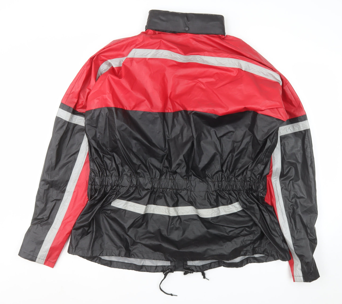 Nelson-Rigg Men’s Red Black Waterproof Motorcycle Rain Jacket L