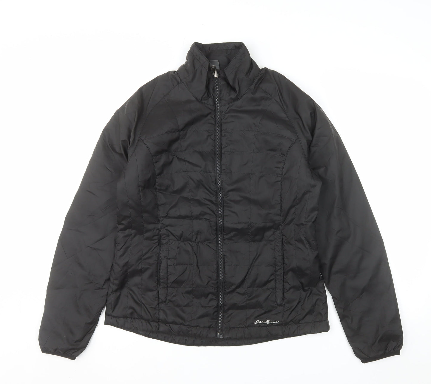 Eddie Bauer Women's Black M Quilted Puffer Jacket Winter Warm Coat