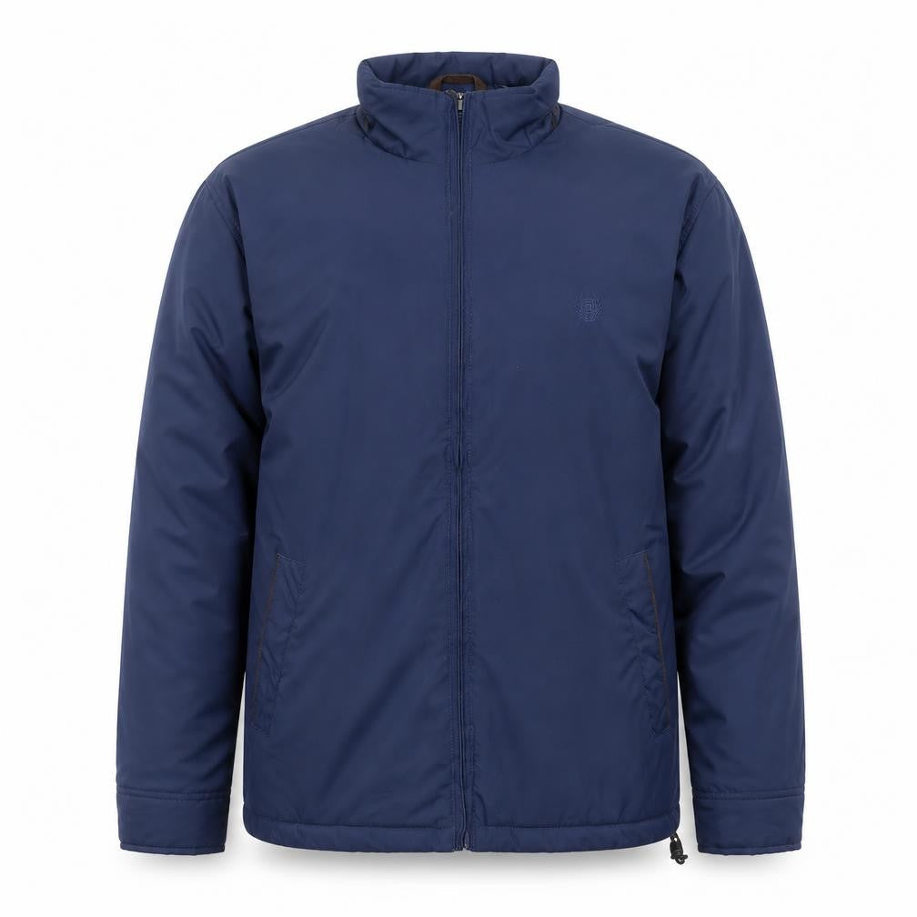 Chaps Men’s Blue Mid-Length Full Zip Polyester Jacket Size M