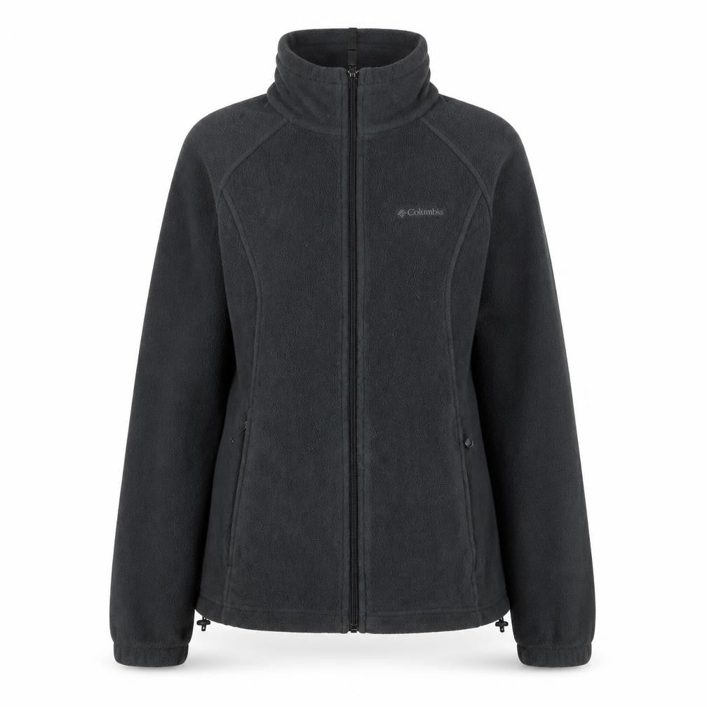 Columbia Women's Black Fleece Full Zip Jacket Size M