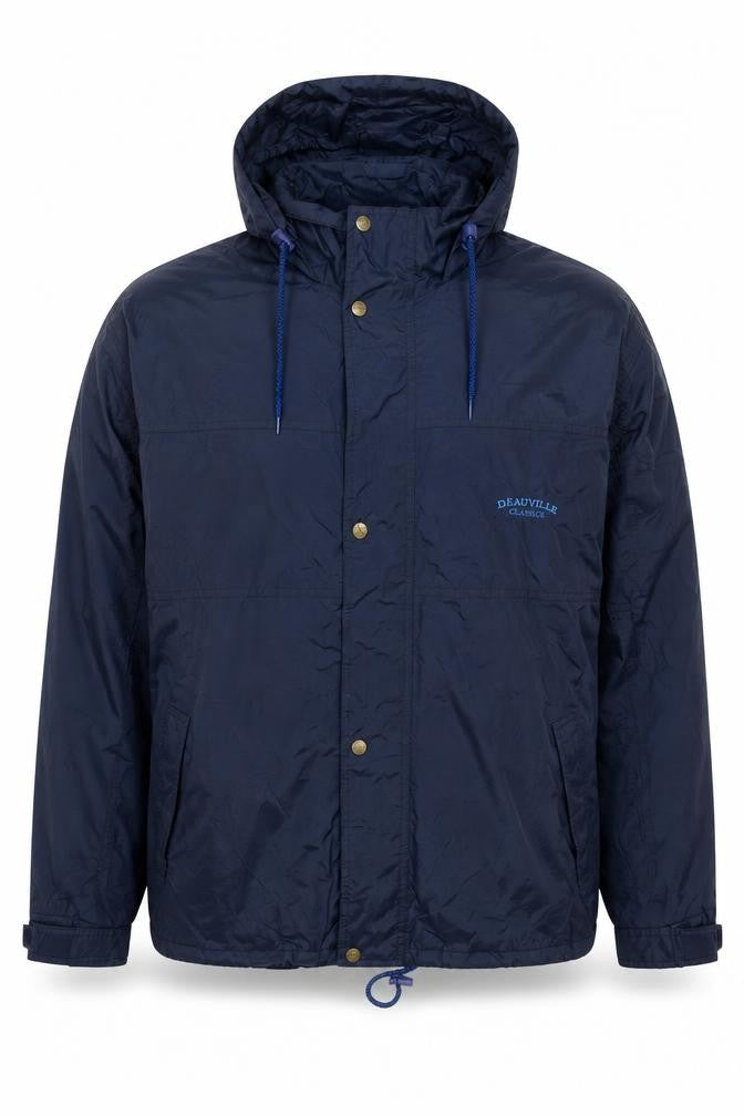 Debenhams Classics Mens Navy XL Hooded Waterproof Windbreaker Jacket