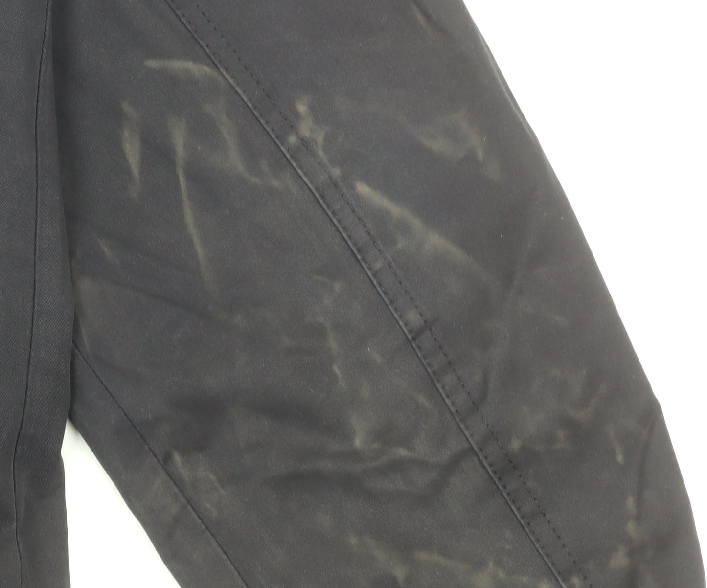 Next Men's Black L Bomber Jacket Full Zip Classic Casual