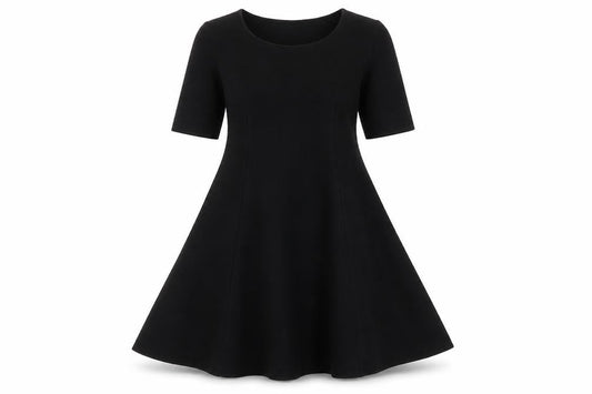 Hobbs Women’s Black Wool A-Line Knee Length Dress Size 14