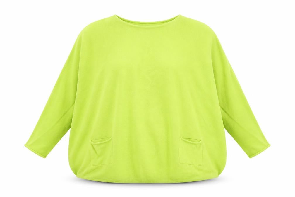 Amara Reya Women’s Green Boat Neck Relaxed Knit Jumper Size S