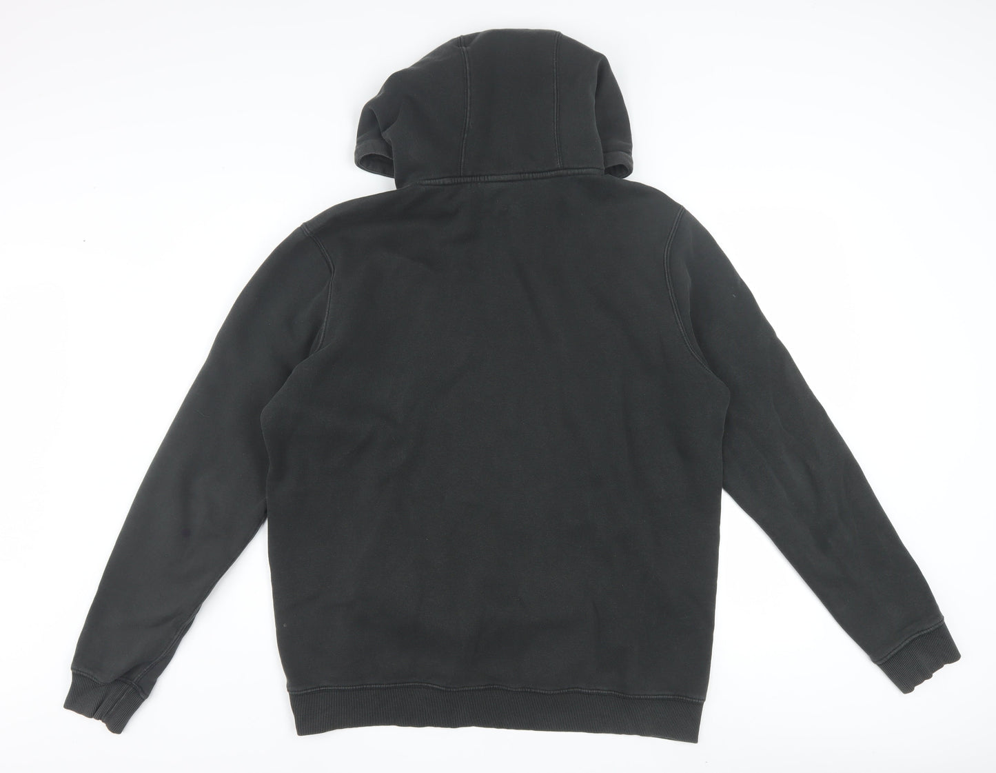 Hi-Tec Men's Black Pullover Hoodie L Graphic Hooded Sweatshirt