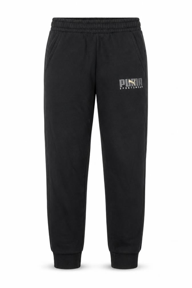 Puma Men's Black Jogger Sweatpants Small Cotton Blend