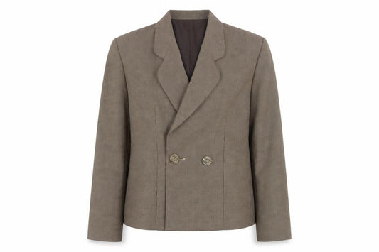 Marks and Spencer Women’s Brown Checked Blazer UK 14 Classic Workwear