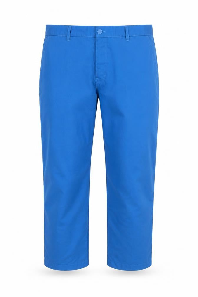 Dunlop Men’s Blue Chino Trousers 38W S Polyester Regular Fit