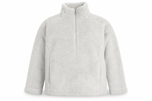 Next Womens Grey 1/2 Zip Fleece Pullover Sweatshirt Size M