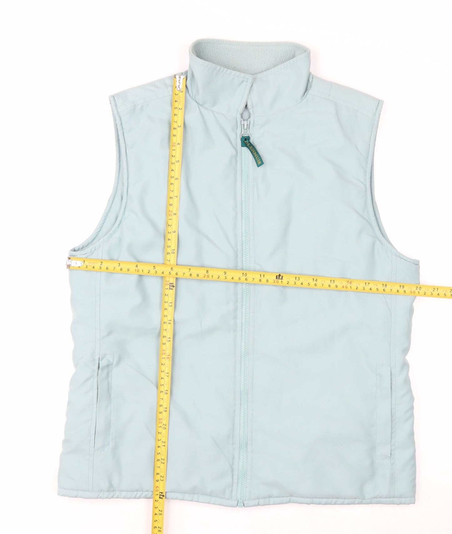 Glenmuir Women Blue M Lightweight Sleeveless Bodywarmer Waistcoat