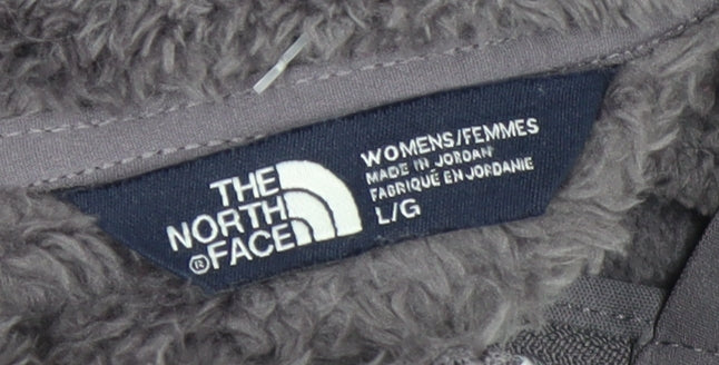 The North Face Womens Grey Fleece Zip Waistcoat L Outdoor Gilet