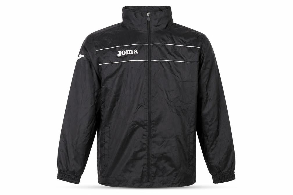 Joma Mens Black S Windbreaker Sports Jacket Full Zip Polyester