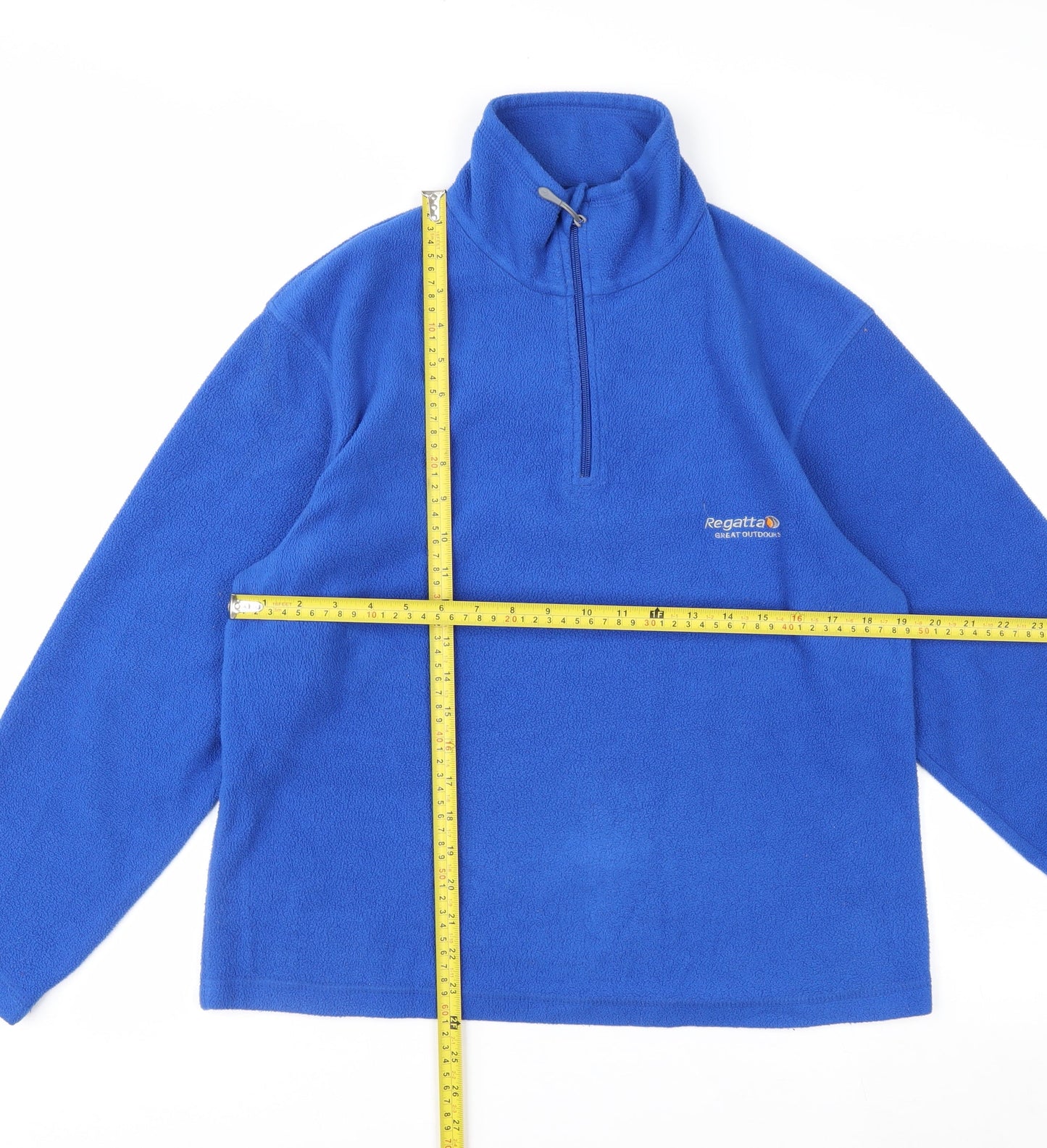 Regatta Men Blue Fleece Pullover Sweatshirt XS 1/4 Zip Outdoor Top