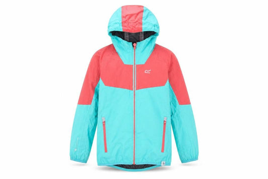 Regatta Boys Blue Colourblock Waterproof Outdoor Jacket 9-10 Years