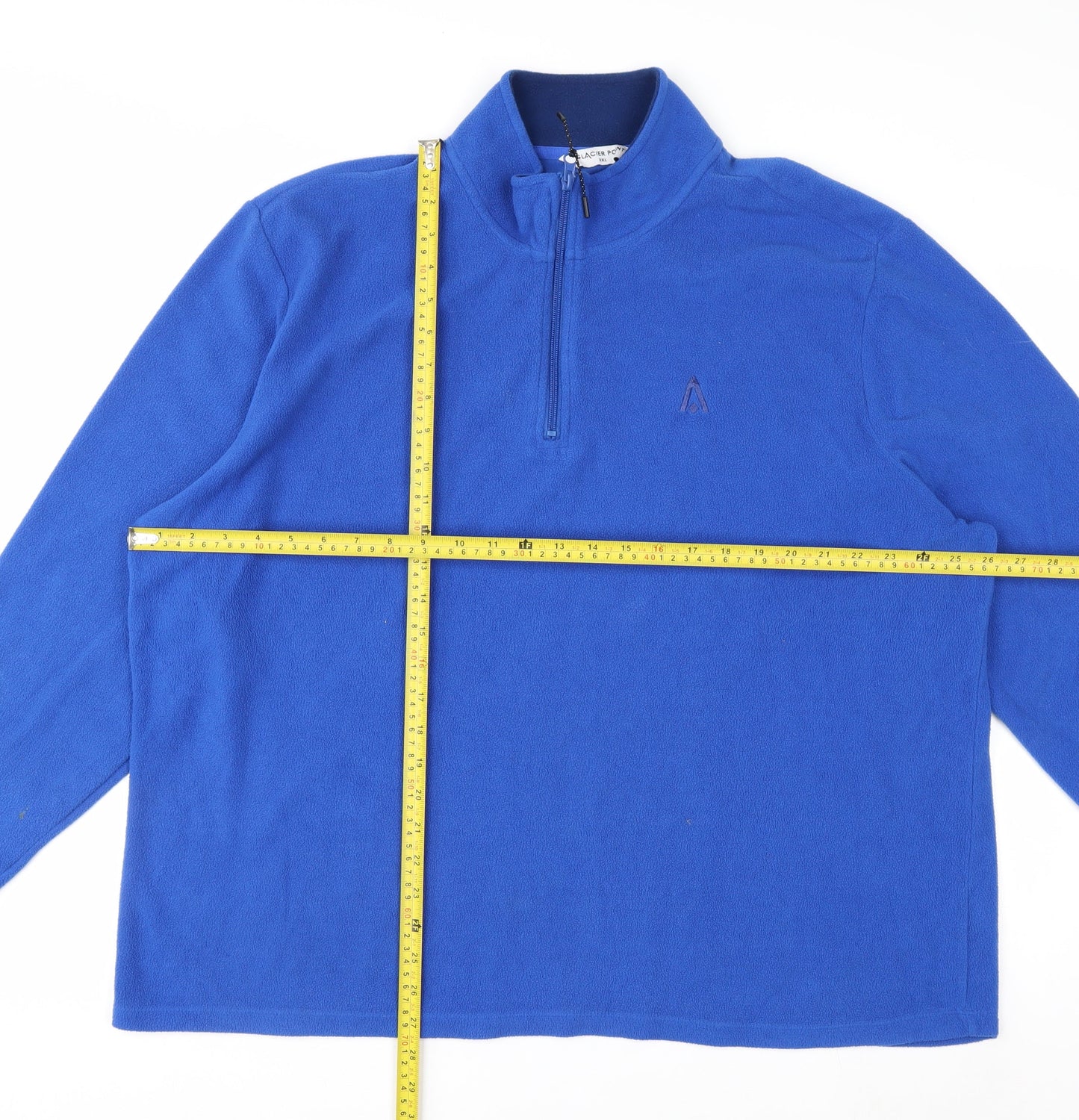Glacier Point Men's Blue Fleece 3XL 1/4 Zip Pullover Sweatshirt