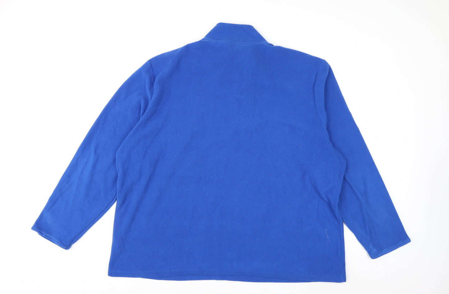 Glacier Point Men's Blue Fleece 3XL 1/4 Zip Pullover Sweatshirt