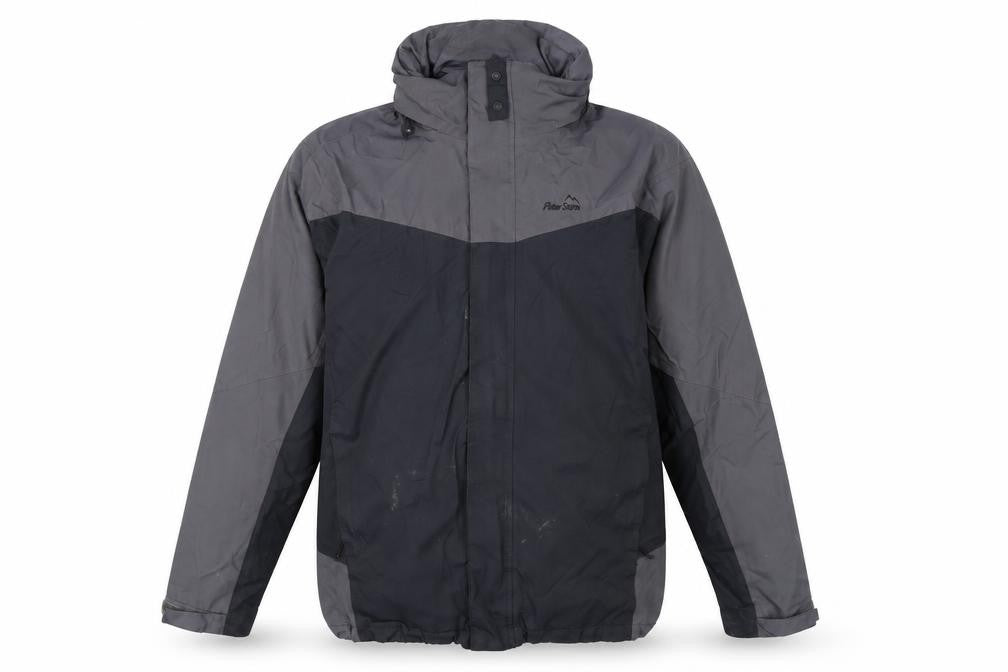 Peter Storm Men's Grey Waterproof Rain Jacket M