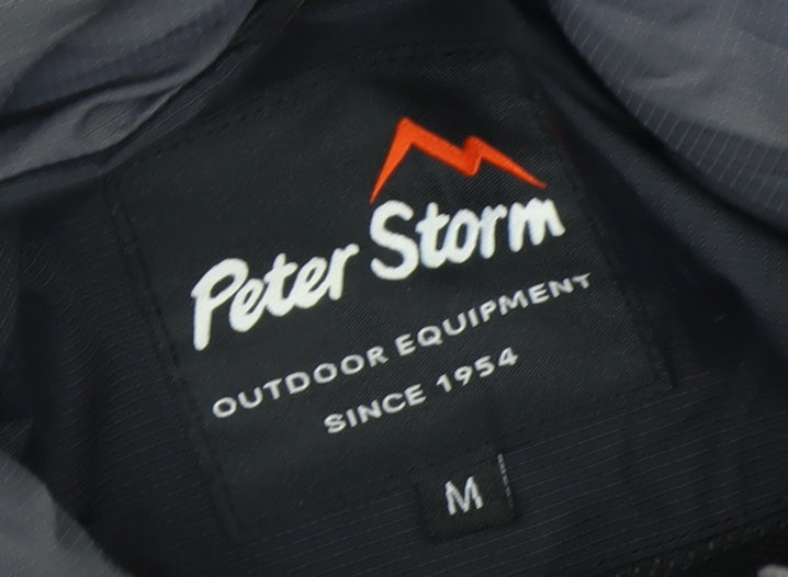 Peter Storm Men's Grey Waterproof Rain Jacket M