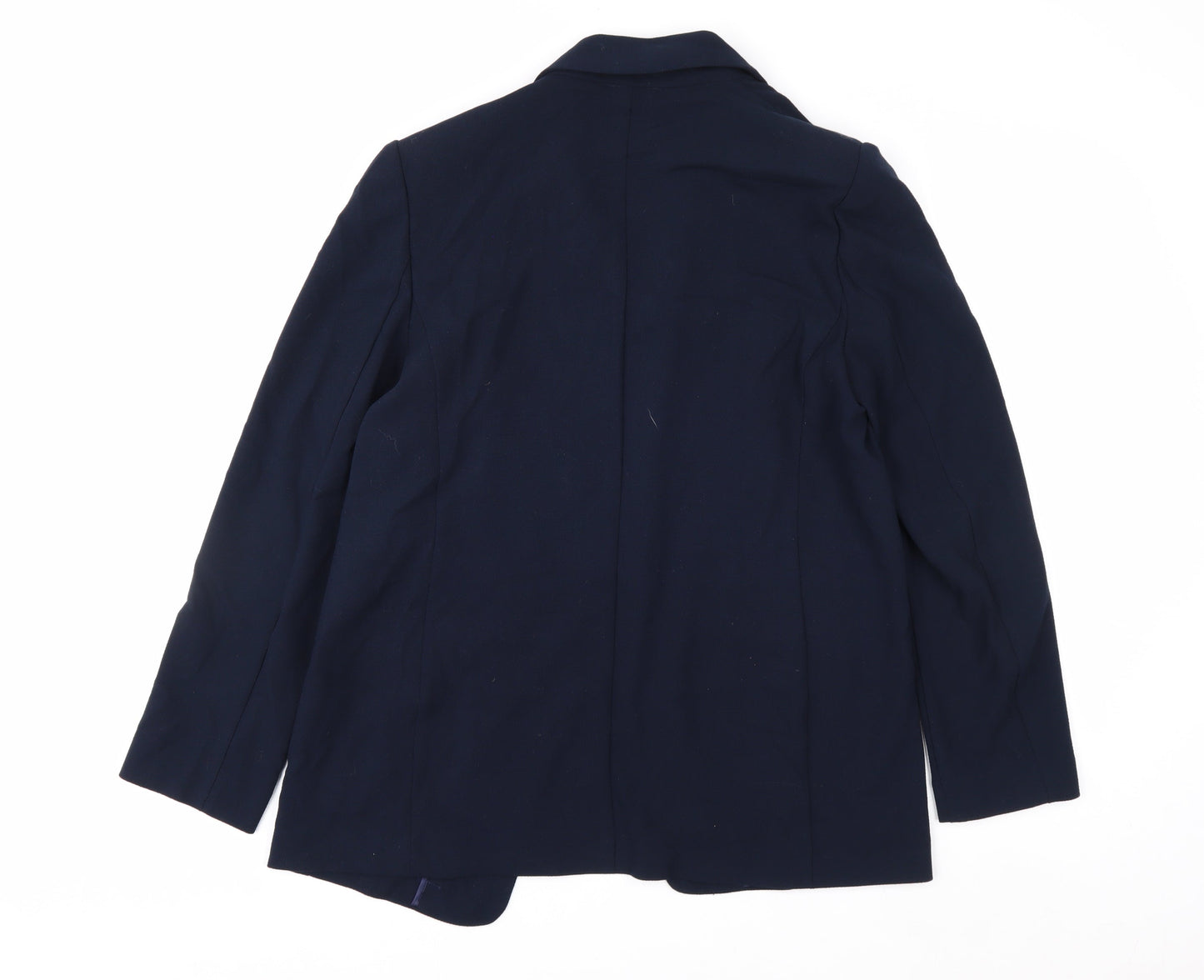 Marks and Spencer Women Blue Blazer UK 12 Classic Workwear Jacket