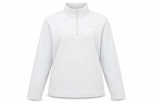 Regatta Womens Grey 1/2 Zip Fleece Sweatshirt UK 10 Outdoor Warm Top