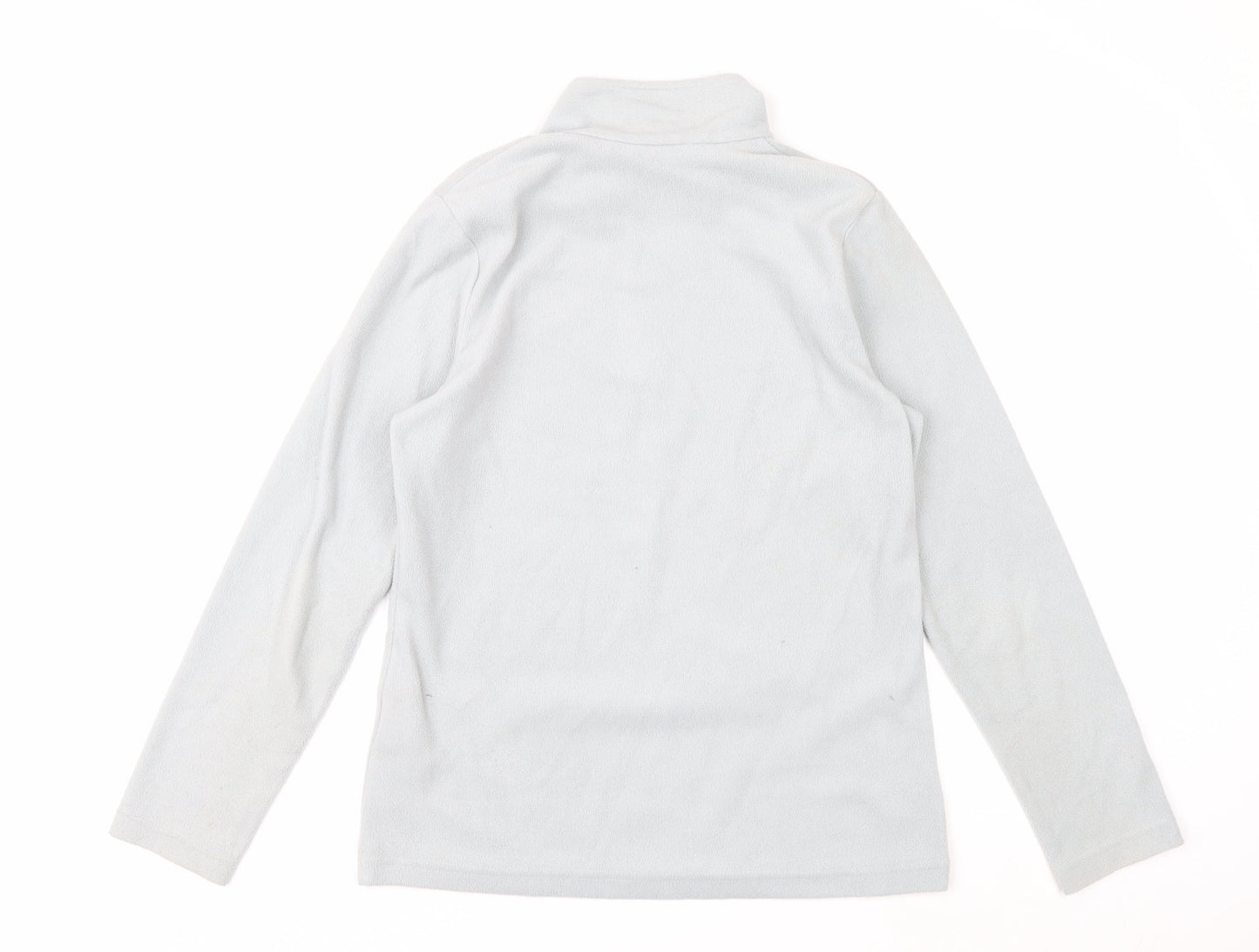 Regatta Womens Grey 1/2 Zip Fleece Sweatshirt UK 10 Outdoor Warm Top