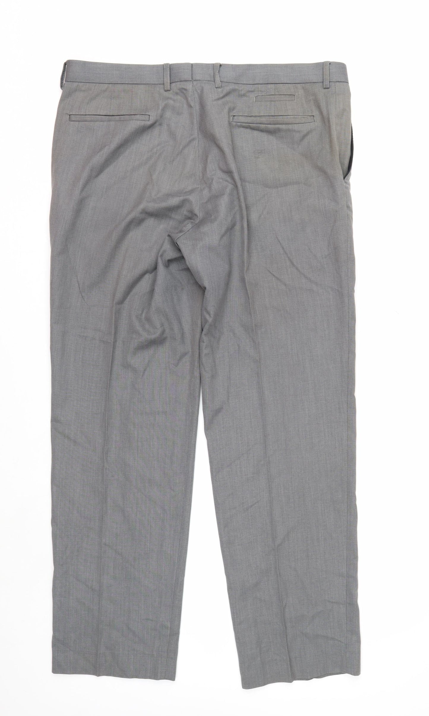 Marks and Spencer Men’s Grey Dress Pants 36W 31L Autograph Trousers