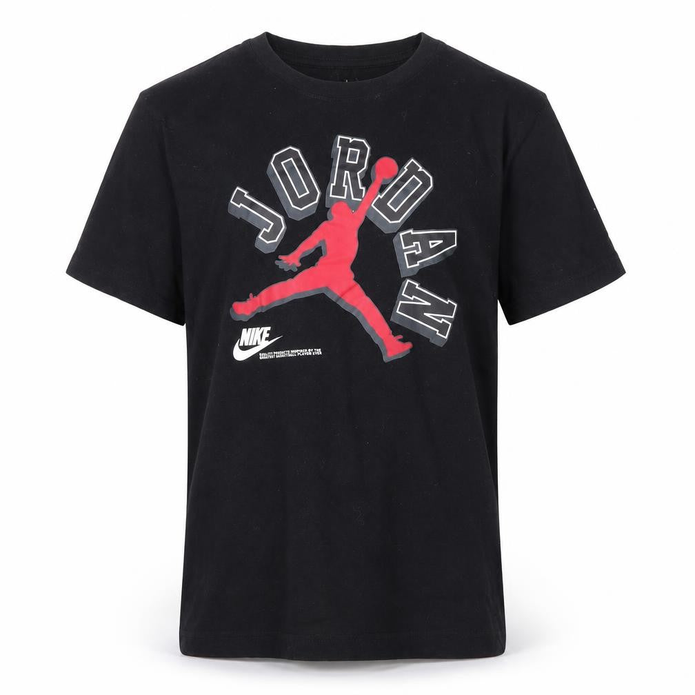 Nike Jordan Boys Black Graphic T-Shirt XL 13-15 Years